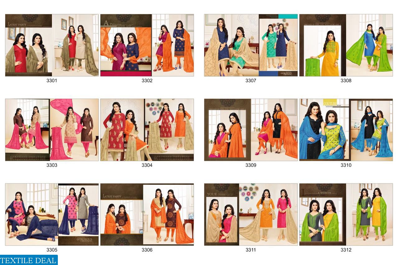 Hum tum vol-5 by RR wholesale 2 top dress material